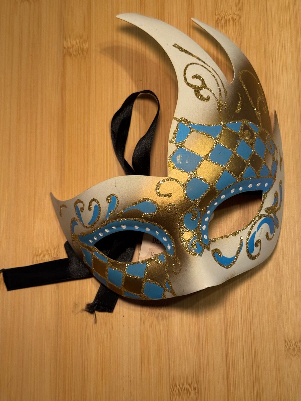 Hand Painted in Italy Masquerade Ball Mask